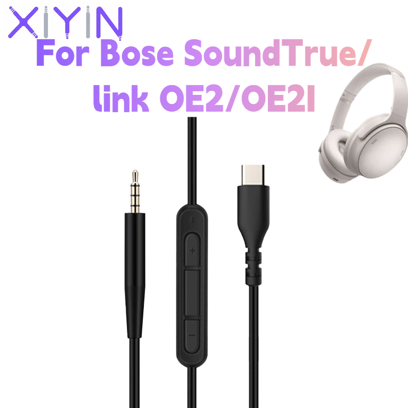 Type C Wired Earphones With Mic - Kabel Audio Pengganti 1.4 Meter DAC