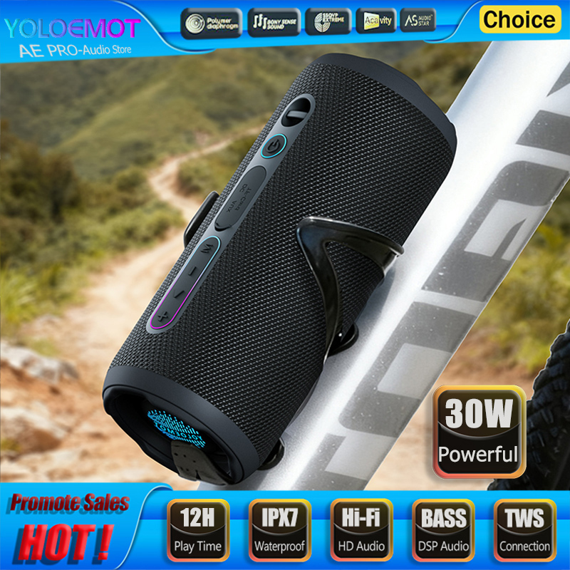 Portable Bluetooth Speaker Waterproof Ipx7 - Speaker Bluetooth Portabel 30W Subwoofer EQ