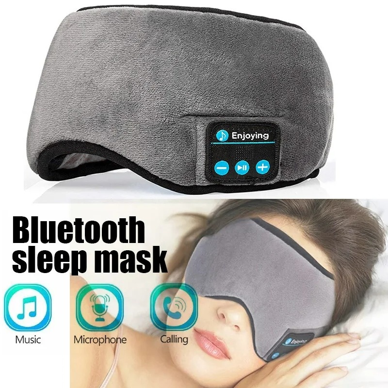 Sleep Mask Headphones Bluetooth - Headband Bluetooth Fone untuk Olahraga dan
