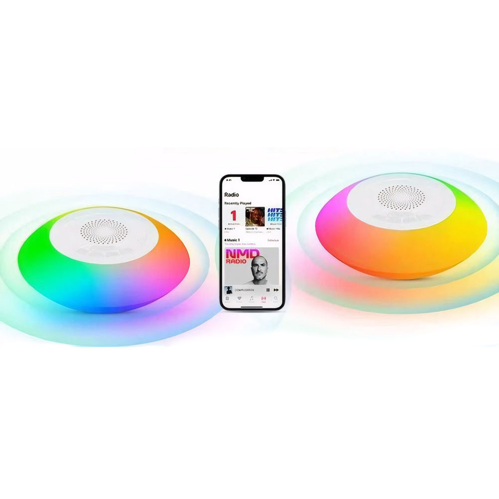 Portable Bluetooth Speaker Waterproof Ipx7 - Speaker Kolam Renang Mengapung dengan Lampu