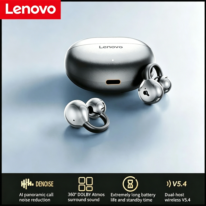 Tws Earbuds Bluetooth 5.3 - Earphone Bluetooth 5.4 Nirkabel Lenovo TWS