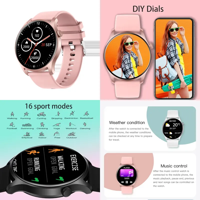 Smartwatches - SENBONO MAX8 Jam Tangan Pintar Pria