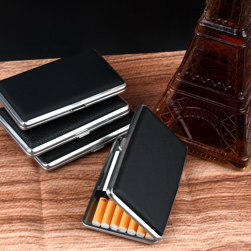 Laptops - Kotak Rokok Logam Kulit Tipis 5.5