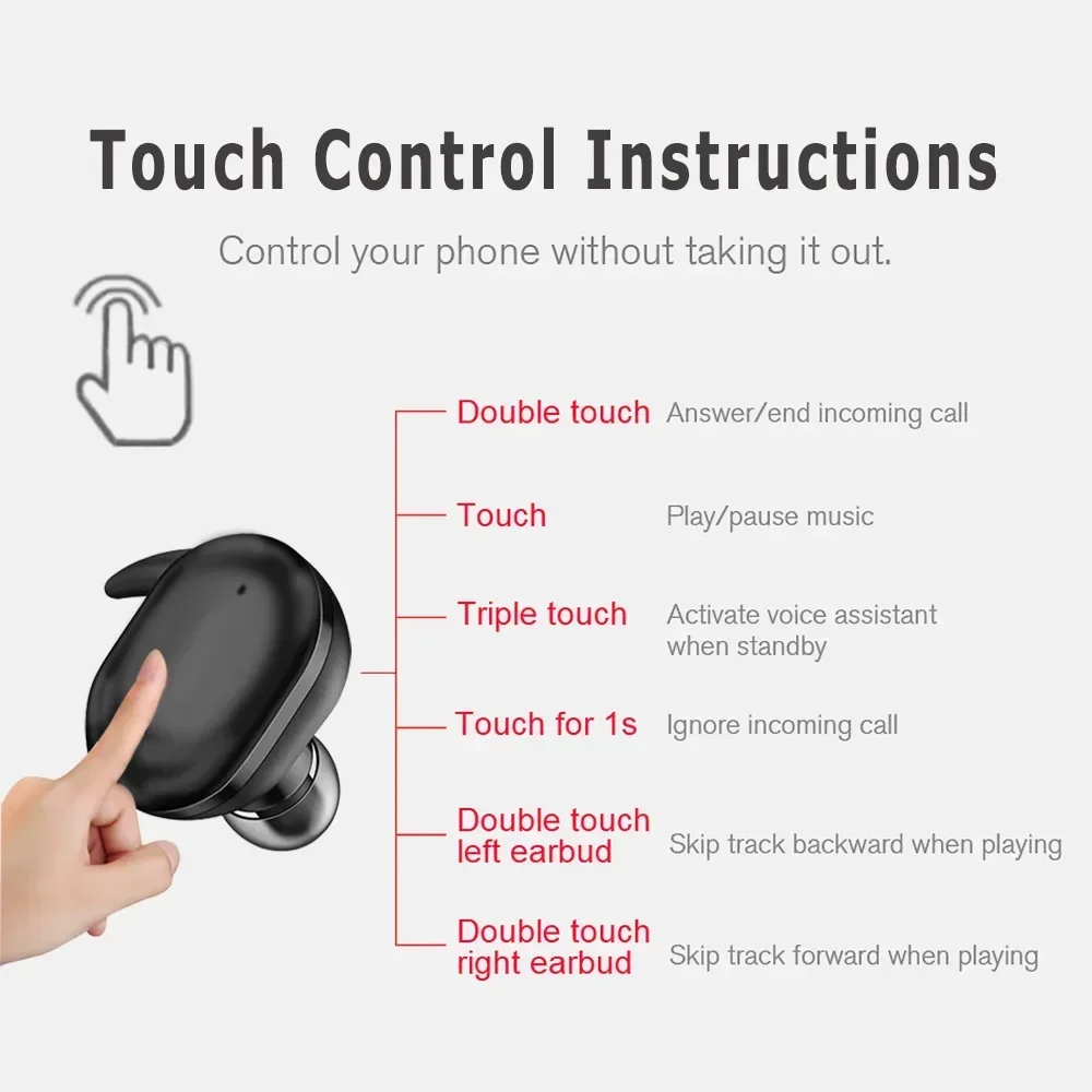Earphone Bluetooth 5.3 Nirkabe - Tws Earbuds Bluetooth 5.3 ulasan dan harga