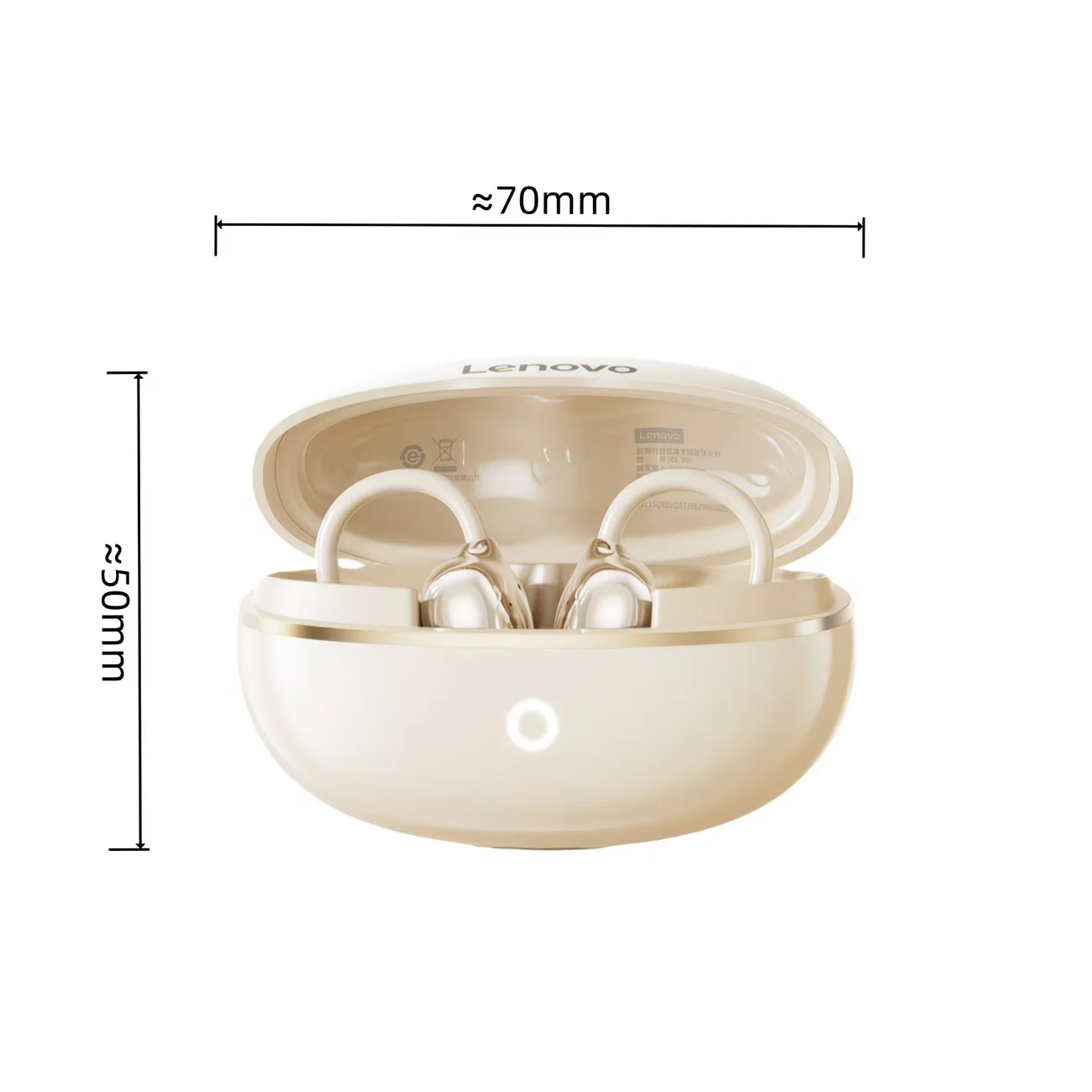 Earbud Nirkabel Asli Lenovo XA - Open Ear Air Conduction Headphones ulasan dan harga