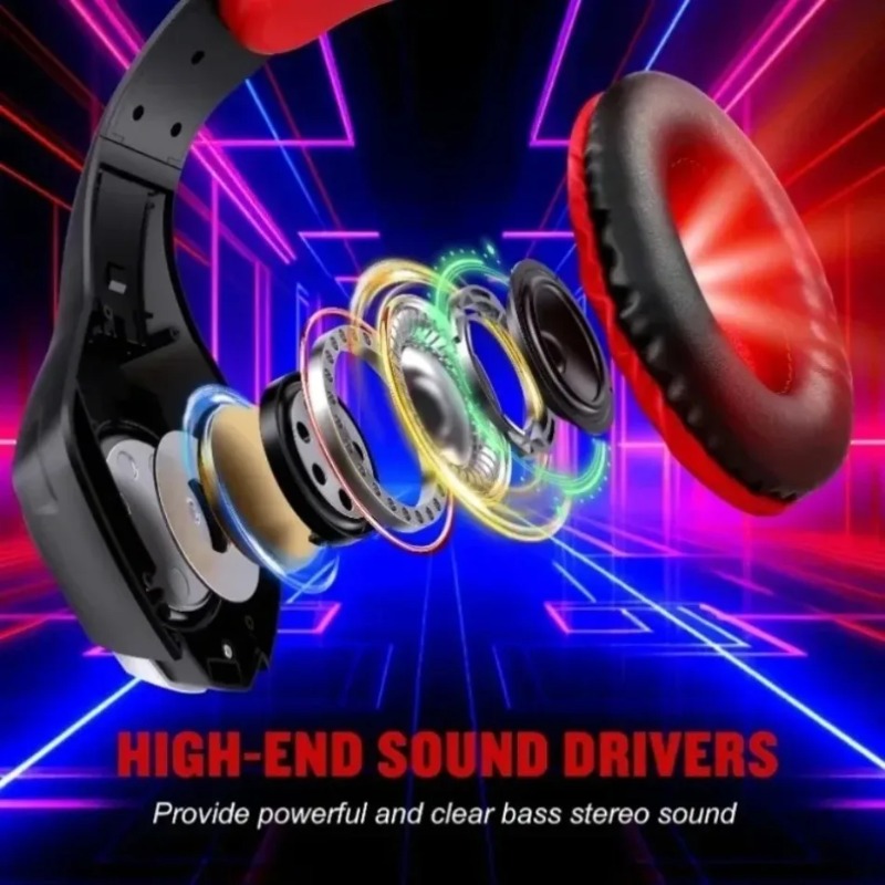 Headset Gaming Berkabel Over E - Gaming Headset With Mic Rgb ulasan dan harga