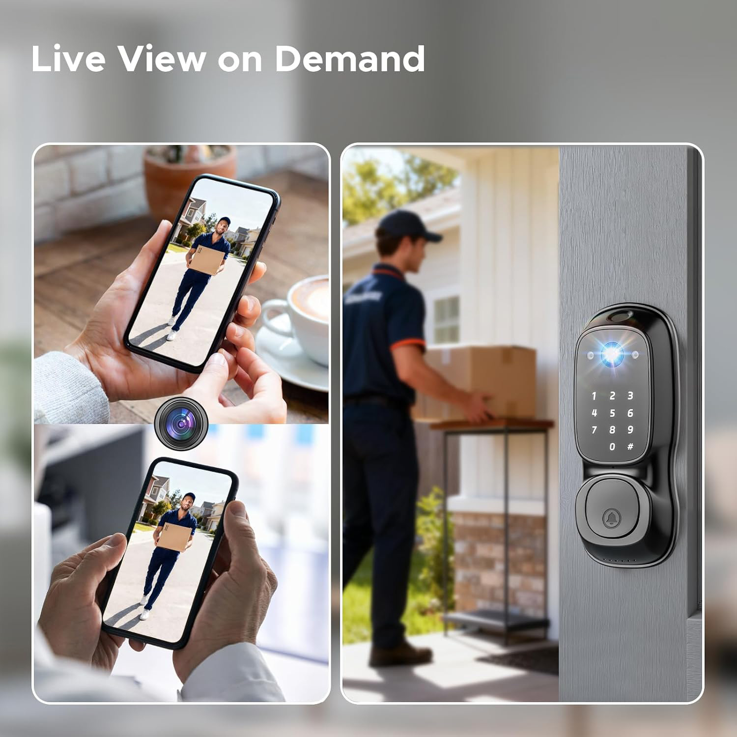 Kunci Pintu Pintar Wifi Tuya ‎ - Cameras ulasan dan harga