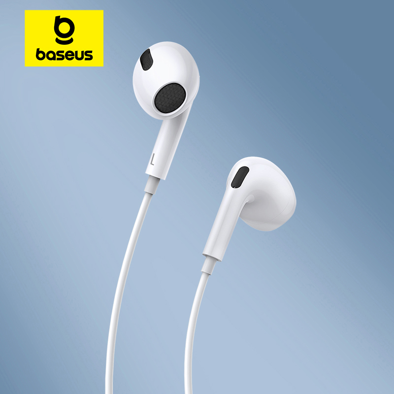 Baseus C17 Earphone Berkabel T - Type C Wired Earphones With Mic ulasan dan harga