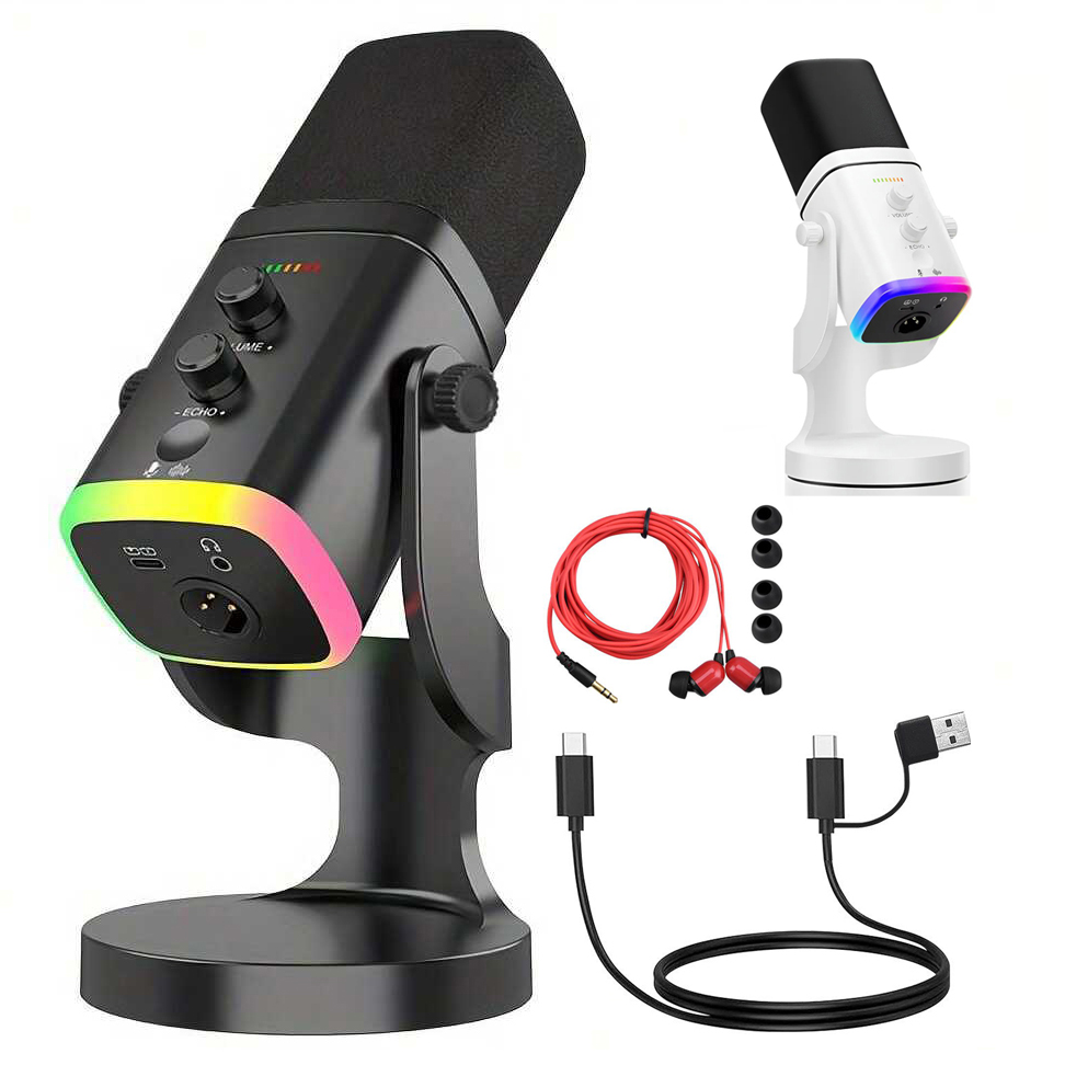 Mikrofon Dinamis USB/XLR untuk - Gaming Headset With Mic Rgb ulasan dan harga