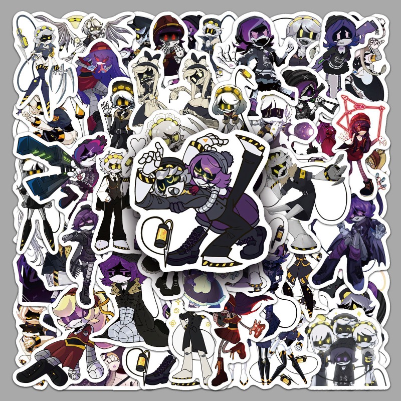 50 Buah Stiker Kartun Anime Mu - Drones ulasan dan harga