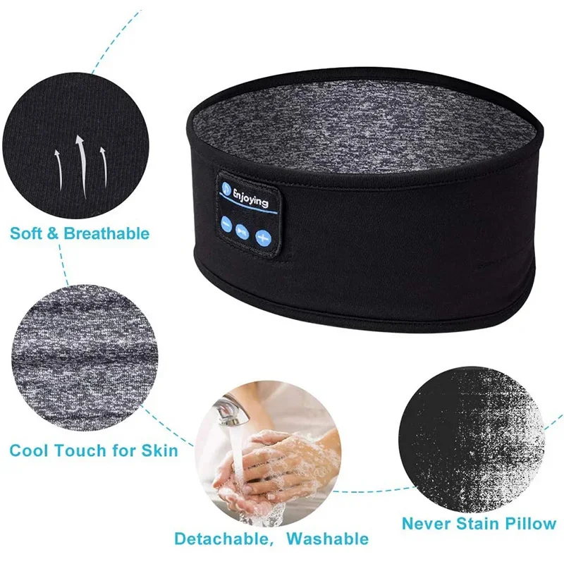 Headphone Bluetooth Fone untuk - Sleep Mask Headphones Bluetooth ulasan dan harga