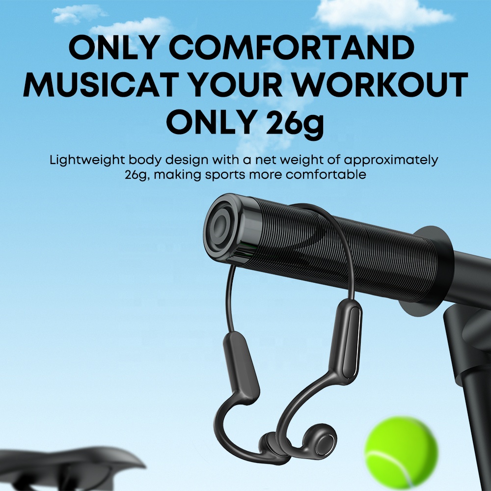 Headset Olahraga Nirkabel Pabr - Bone Conduction Running Headphones ulasan dan harga