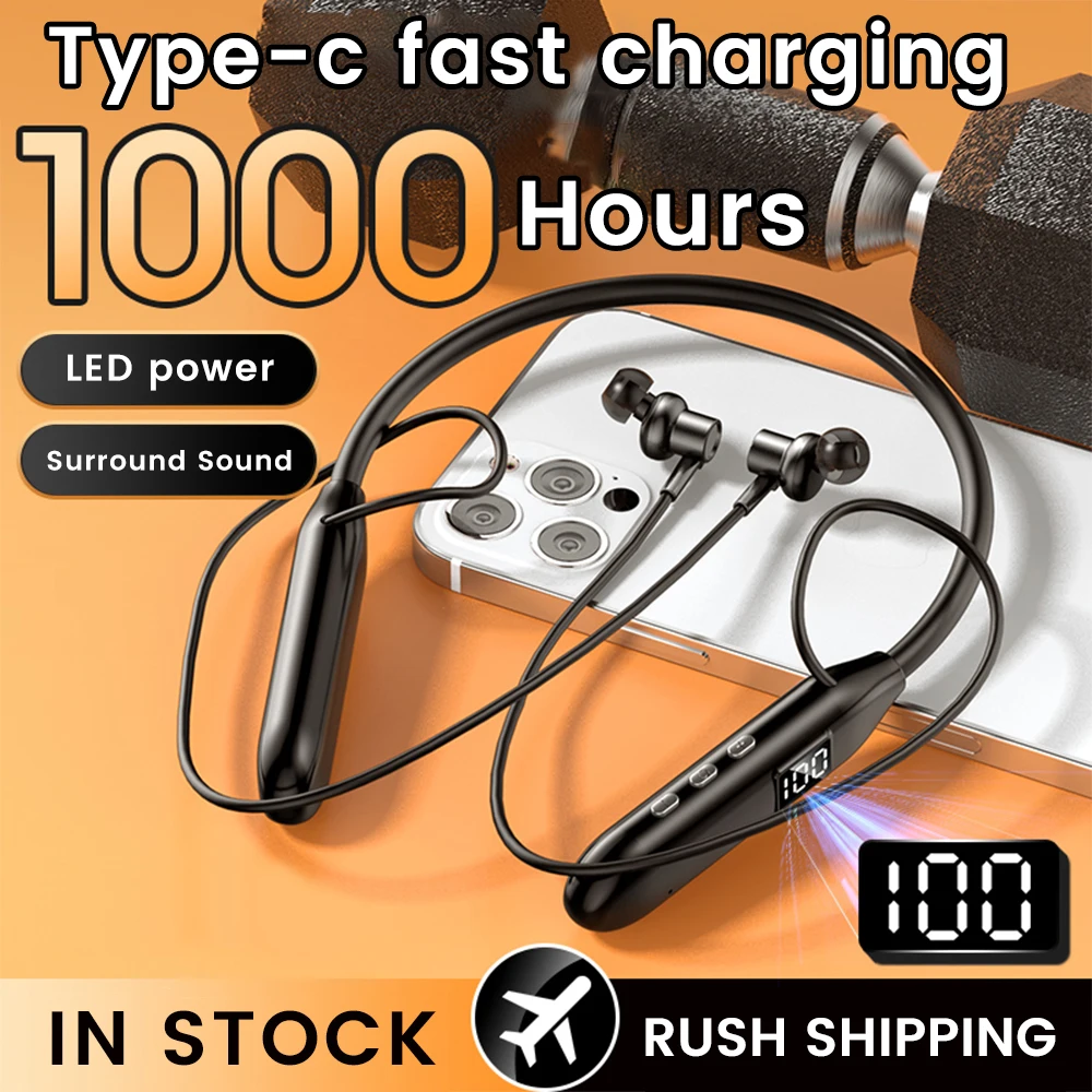 Olaf earphone Bluetooth 5.3 ni - Magnetic Neckband Sports Earphones ulasan dan harga