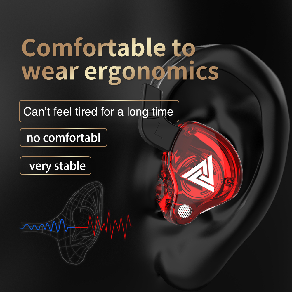 QKZ AK6 Earphone balap berkabe - Open Ear Air Conduction Headphones ulasan dan harga