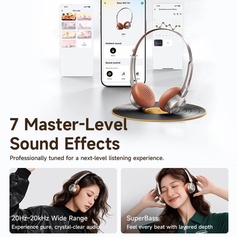 Baseus BH1 Air Headphone Nirka - Anc Wireless Over Ear Headphones ulasan dan harga
