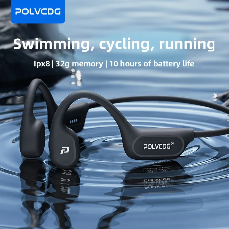 POLVCDG X9 Earphone Konduksi T - Bone Conduction Running Headphones ulasan dan harga