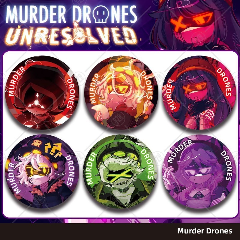 Murder Drones Pin Bros Logam D - Drones ulasan dan harga