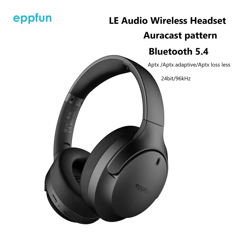 Eppfun LE Audio Auracast Bluet - Anc Wireless Over Ear Headphones ulasan dan harga