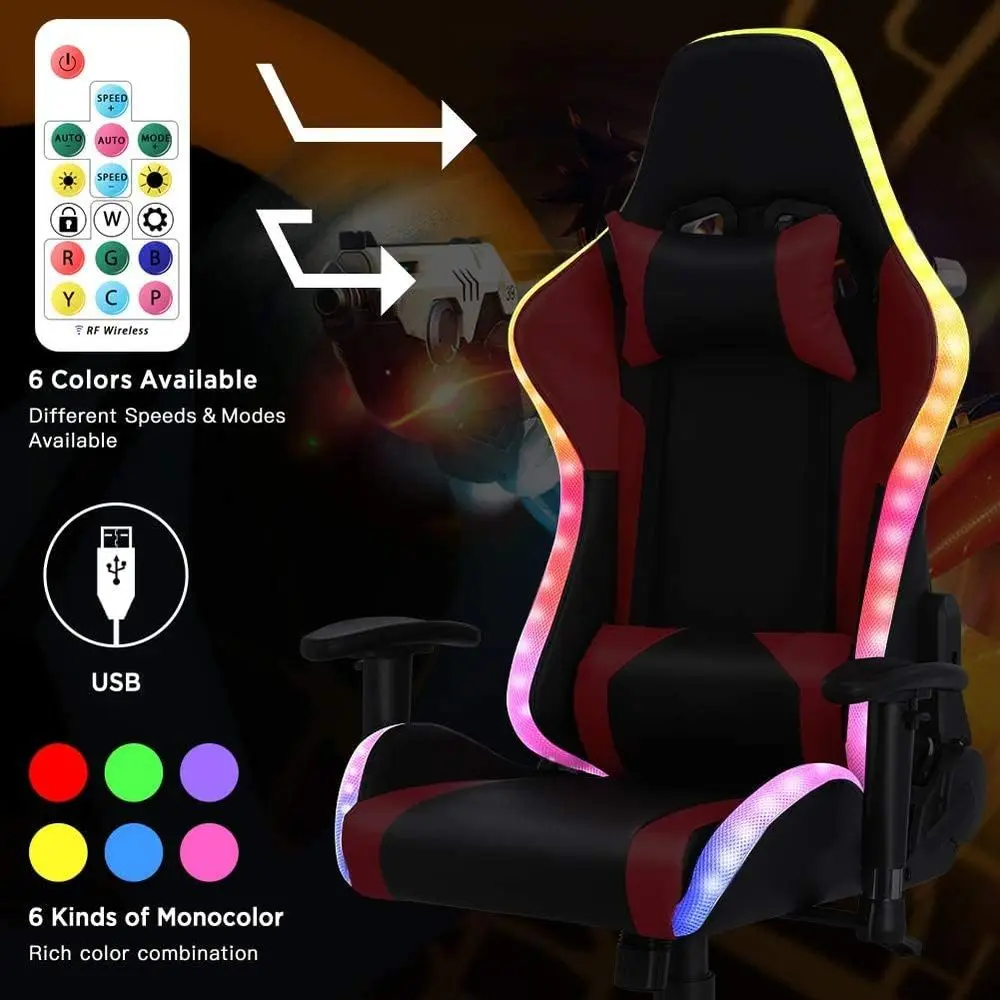 Kursi Gaming Ergonomis dengan  - Speakers ulasan dan harga