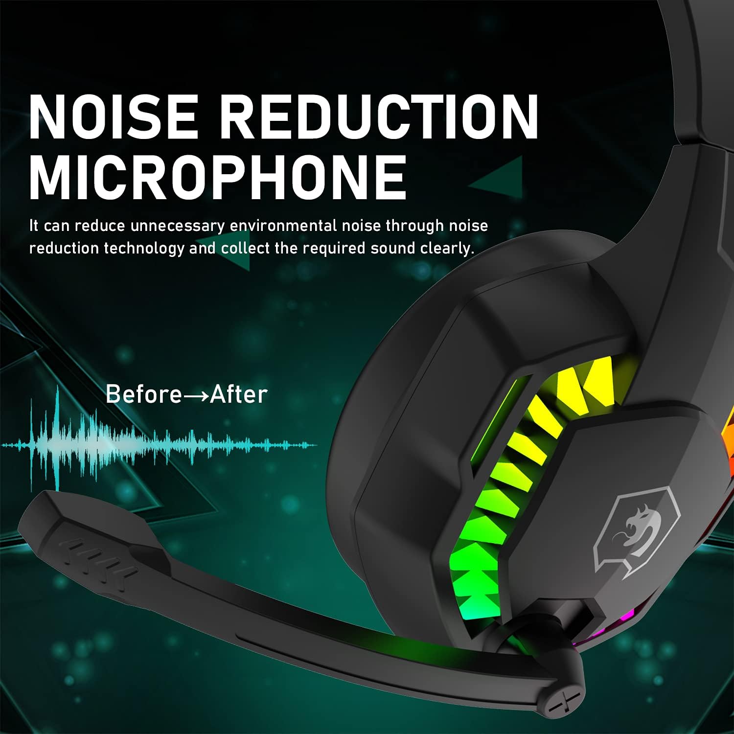 MAMBASNAKE CY907 Headset Gamin - Gaming Headset With Mic Rgb ulasan dan harga