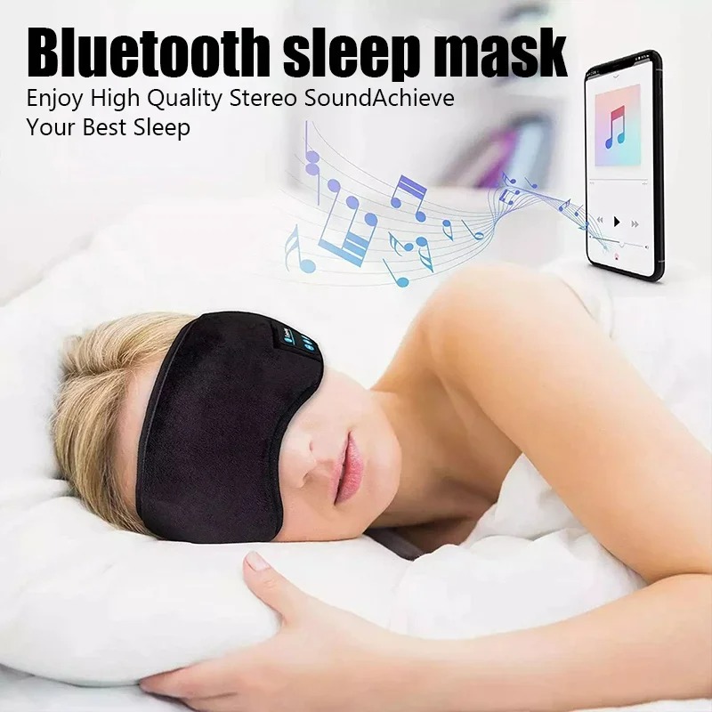Headband Bluetooth Fone untuk  - Sleep Mask Headphones Bluetooth ulasan dan harga