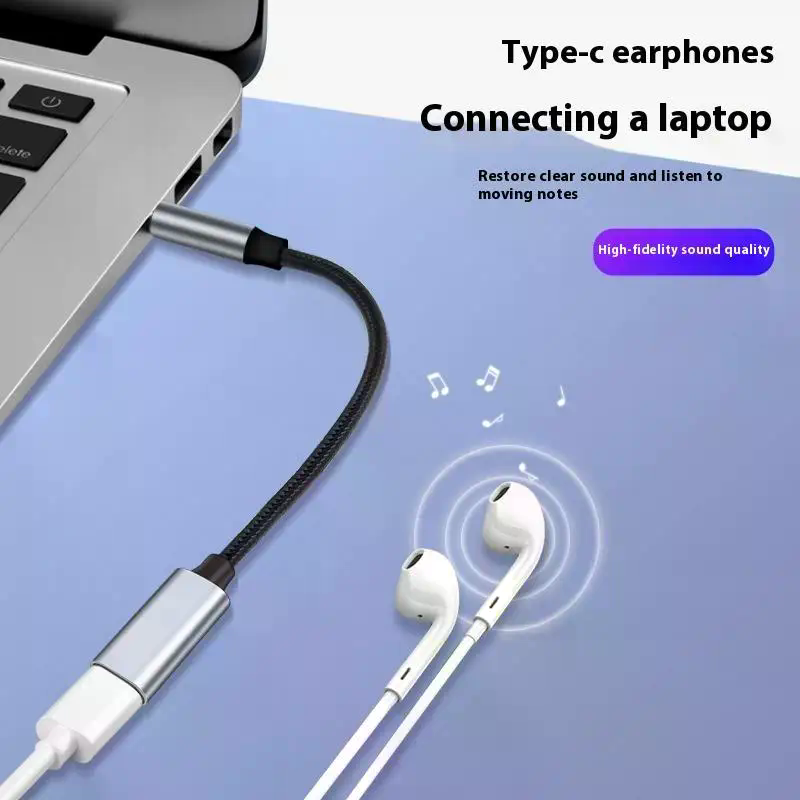 Aksesori Ponsel Tablet PC Deng - Type C Wired Earphones With Mic ulasan dan harga