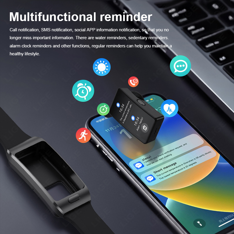 LIGE Jam Tangan Pintar Baru Ea - Tws Earbuds Bluetooth 5.3 ulasan dan harga