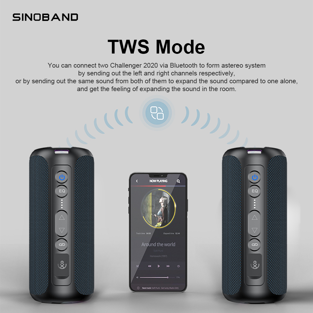 XDOBO Challenger 2020 Speaker  - Portable Bluetooth Speaker Waterproof Ipx7 ulasan dan harga