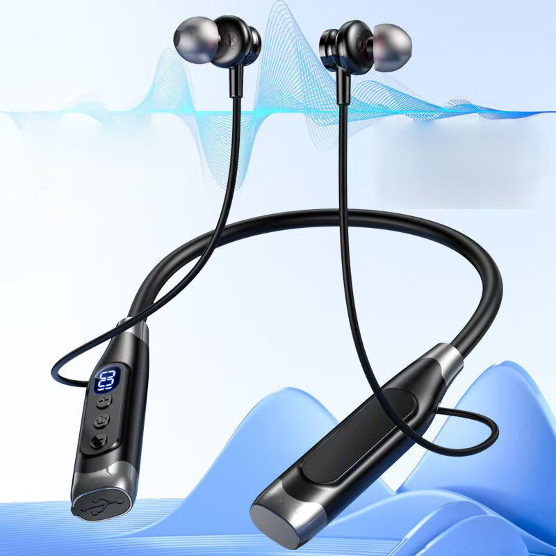 Headphone nirkabel Stereo seja - Magnetic Neckband Sports Earphones ulasan dan harga