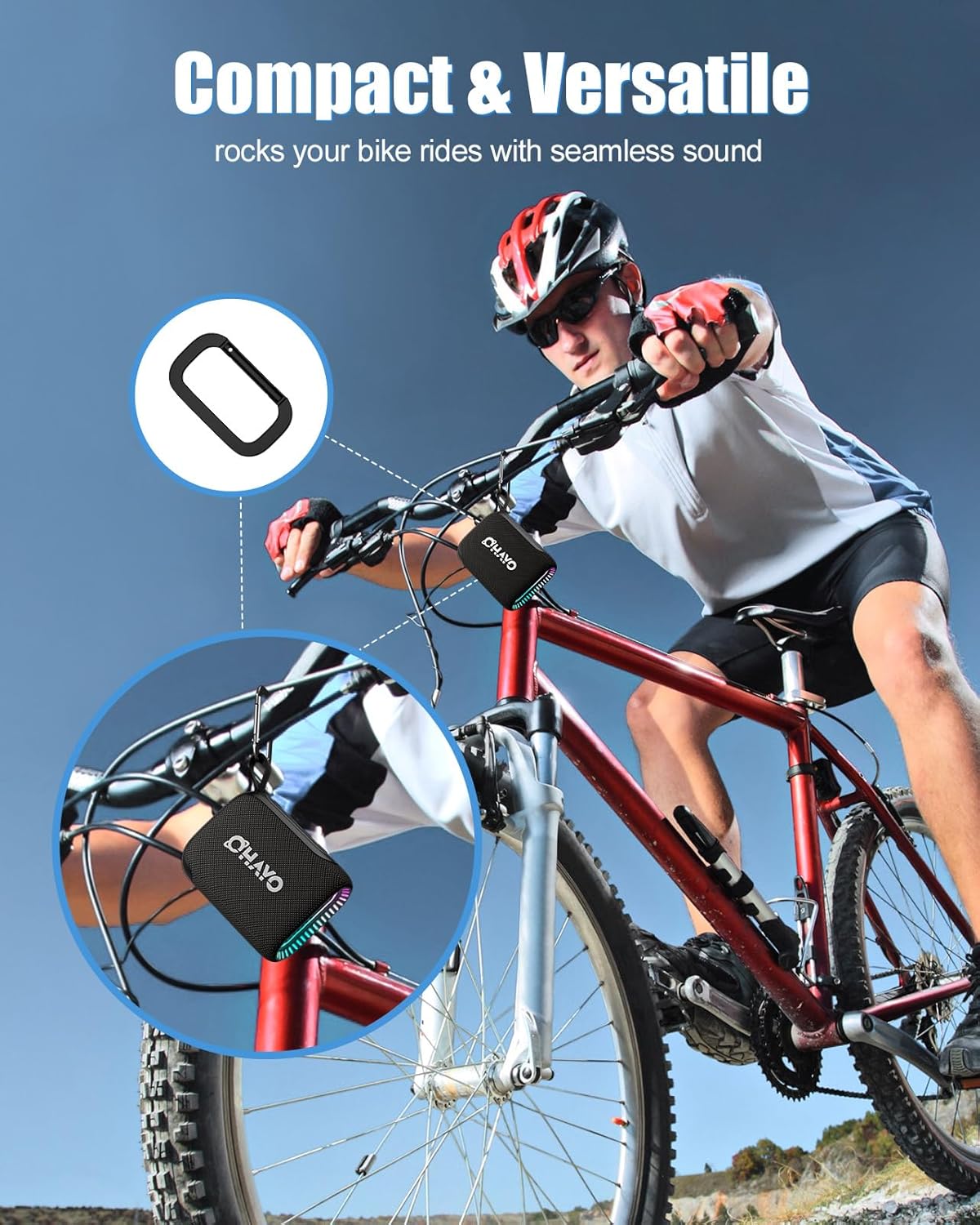 OHAYO Speaker Mandi Bluetooth, - Portable Bluetooth Speaker Waterproof Ipx7 ulasan dan harga