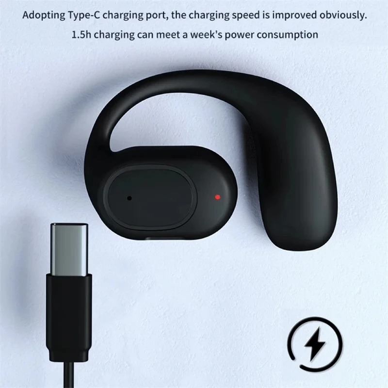 Headset Bluetooth Konduksi Tul - Open Ear Air Conduction Headphones ulasan dan harga