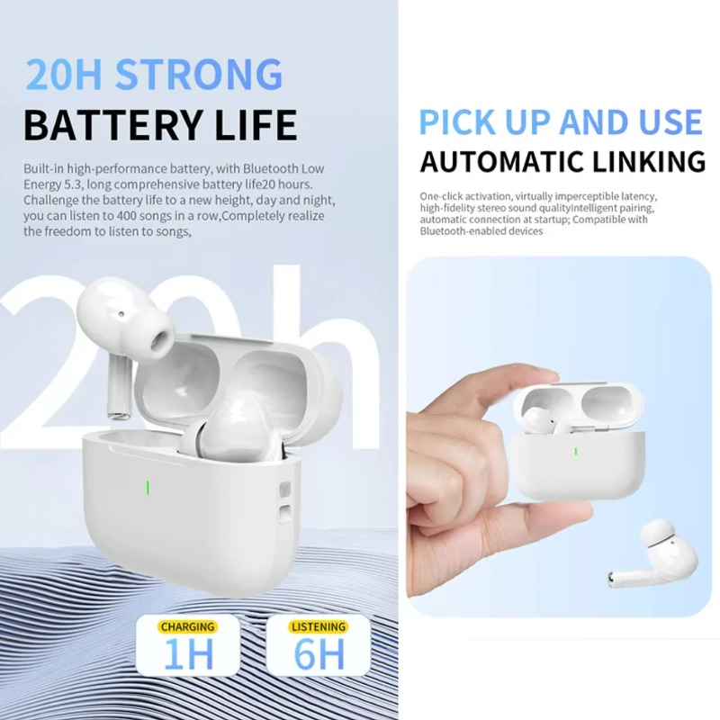 Earphone Bluetooth A5 TWS, Hea - Tws Earbuds Bluetooth 5.3 ulasan dan harga