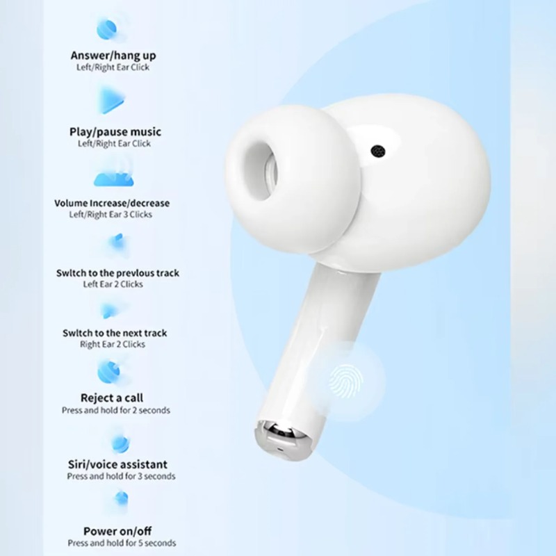 Earphone Bluetooth A5 TWS, Hea - Tws Earbuds Bluetooth 5.3 ulasan dan harga