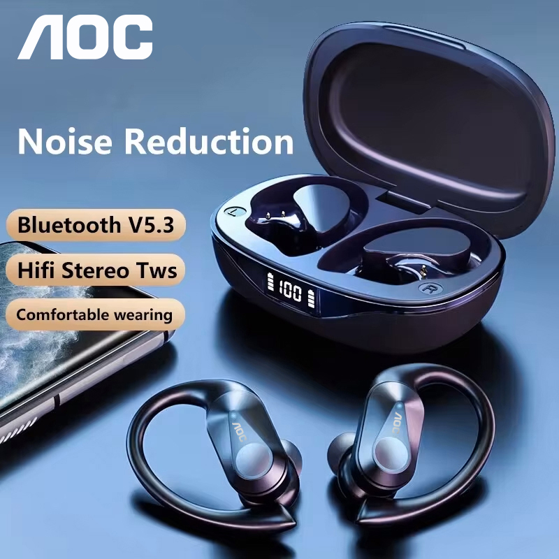 Pilihan AOC Headset Olahraga N - Type C Wired Earphones With Mic ulasan dan harga