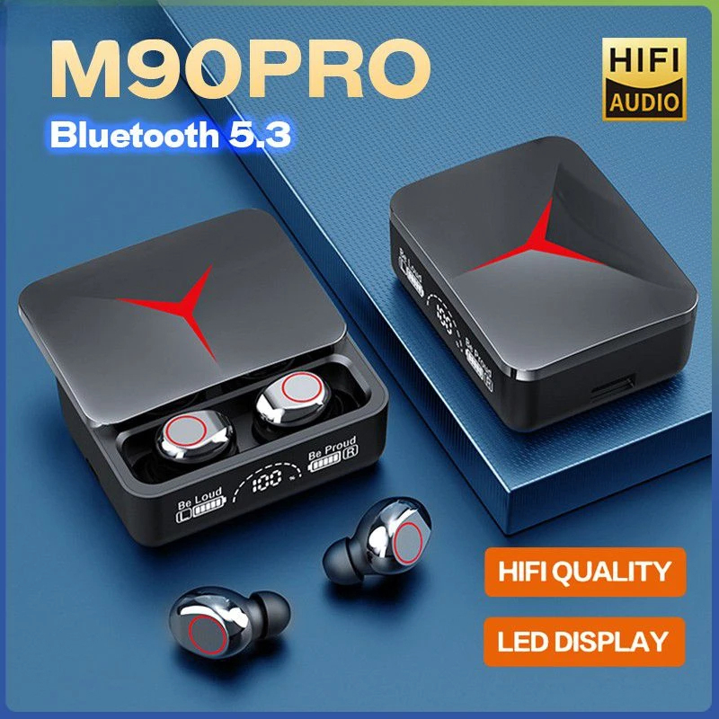 TWS M90 Pro Headphone Nirkabel - Tws Earbuds Bluetooth 5.3 ulasan dan harga