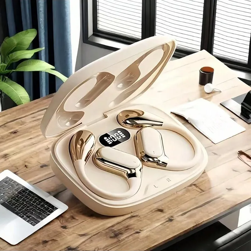 Q11 Asli Silikon dengan Pengai - Open Ear Air Conduction Headphones ulasan dan harga