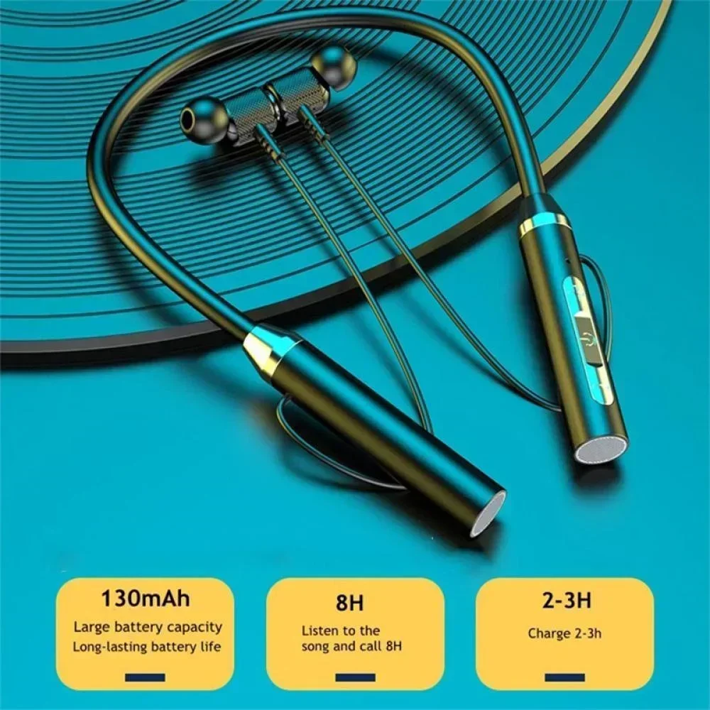 Headphone Nirkabel Bluetooth N - Magnetic Neckband Sports Earphones ulasan dan harga
