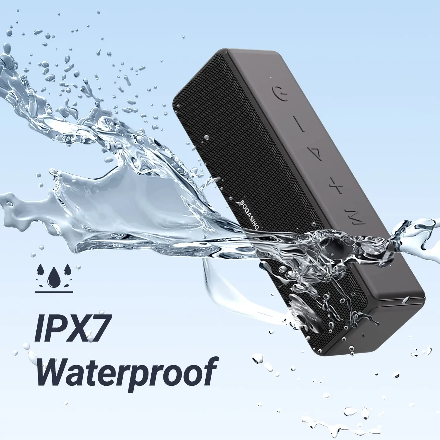 BOGASING M8 Speaker Bluetooth  - Portable Bluetooth Speaker Waterproof Ipx7 ulasan dan harga