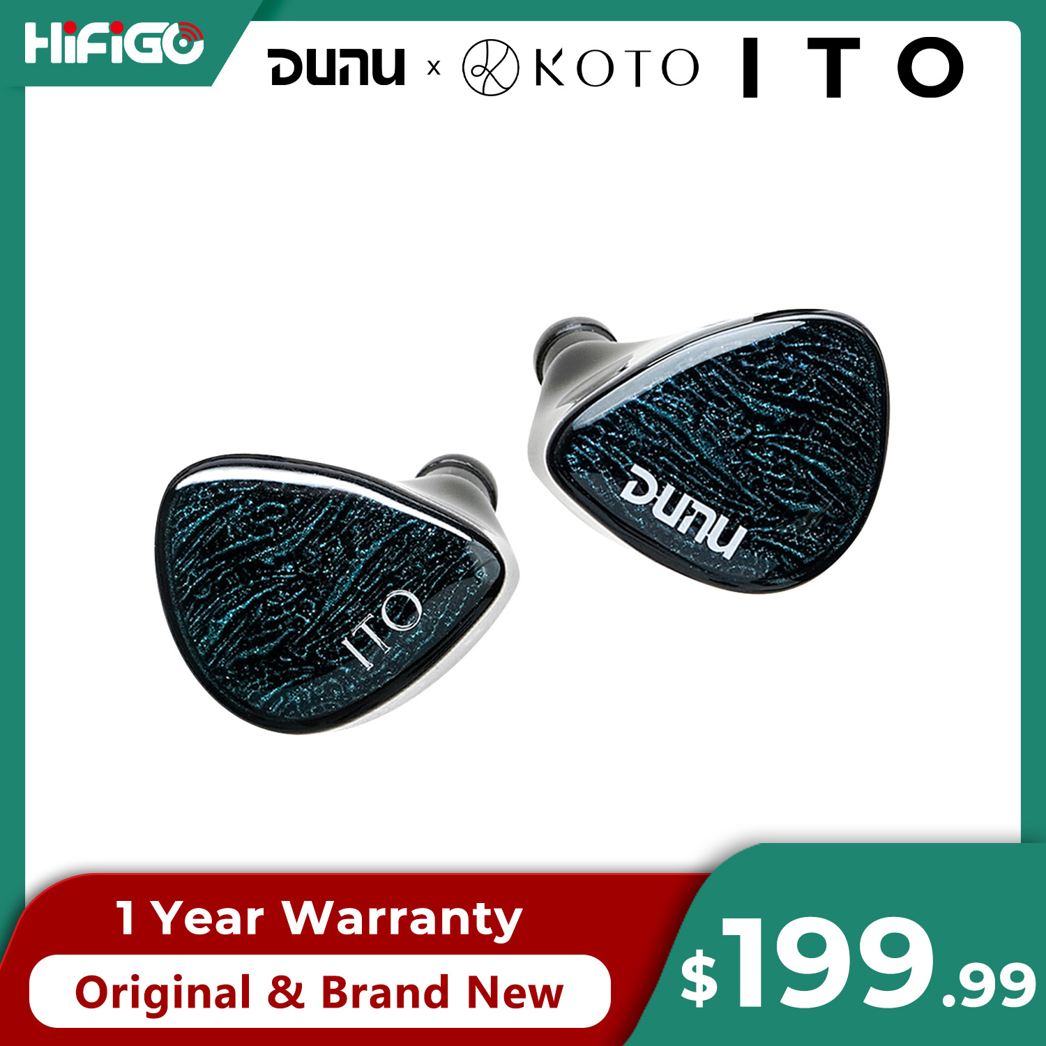 DUNU X KOTO ITO Earphone In-ea - Planar Magnetic Iem Earphones ulasan dan harga