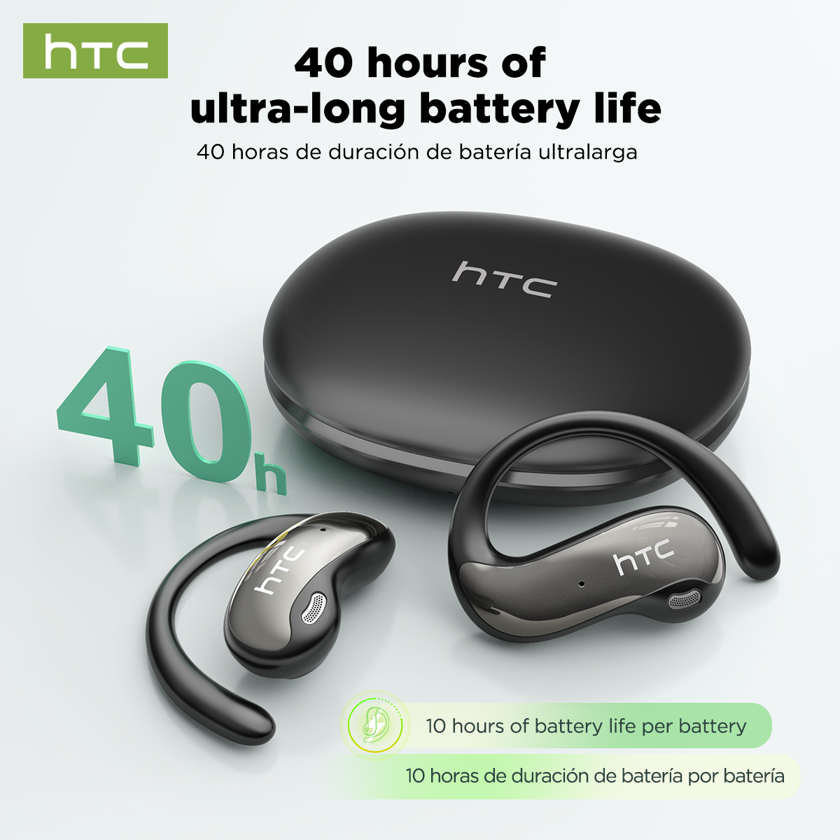 HTC NE19 Earphone Bluetooth AI - Type C Wired Earphones With Mic ulasan dan harga