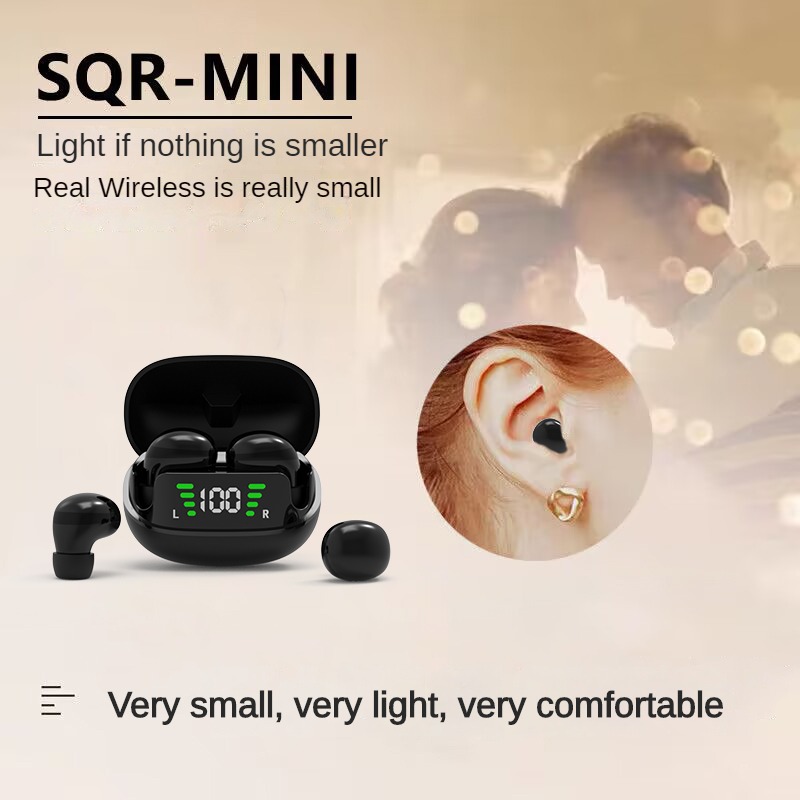 Headset Mini Nirkabel TWS Blue - Tws Earbuds Bluetooth 5.3 ulasan dan harga
