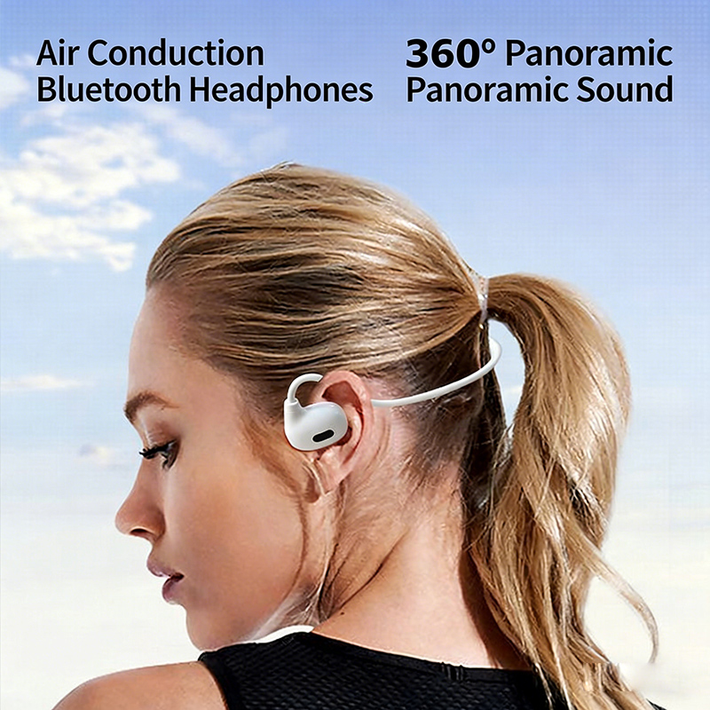 Earphone Bluetooth Konduksi Tu - Bone Conduction Running Headphones ulasan dan harga