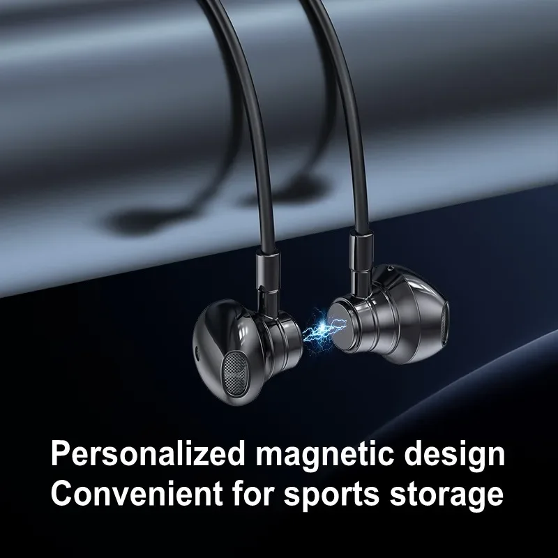 YG07 Earphone Nirkabel Baru 5. - Magnetic Neckband Sports Earphones ulasan dan harga