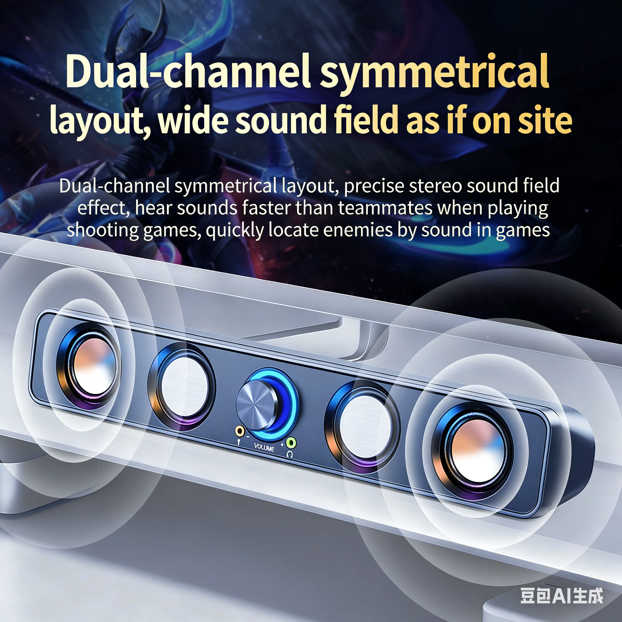 Sistem Speaker Home Theater So - Rgb Computer Soundbar For Pc ulasan dan harga