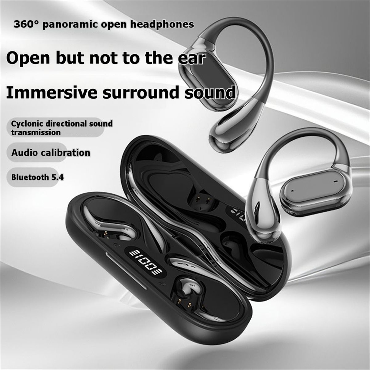 Earbud Nirkabel SCLS Bluetooth - Bone Conduction Running Headphones ulasan dan harga