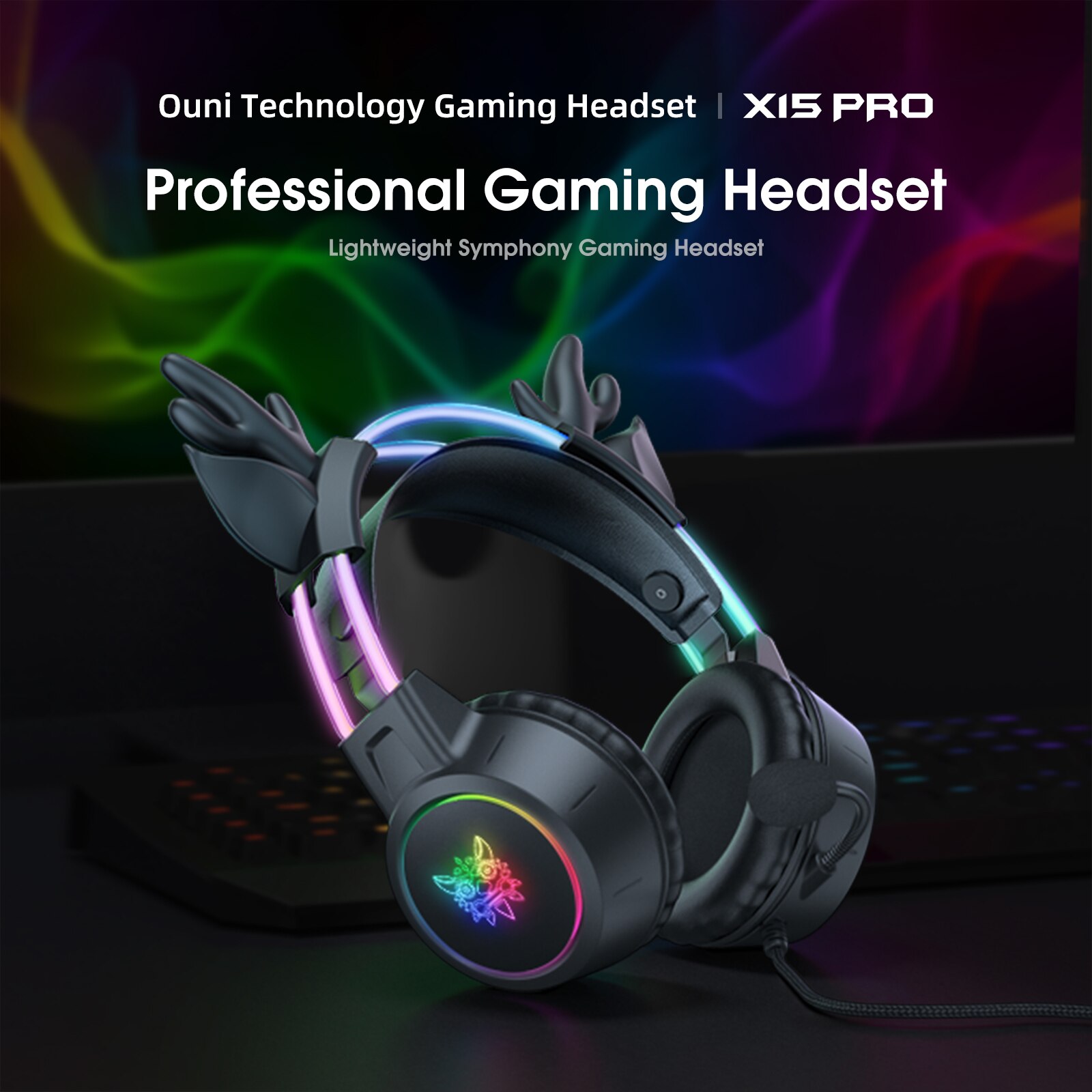 ONIKUMA Headset game dengan pe - Gaming Headset With Mic Rgb ulasan dan harga