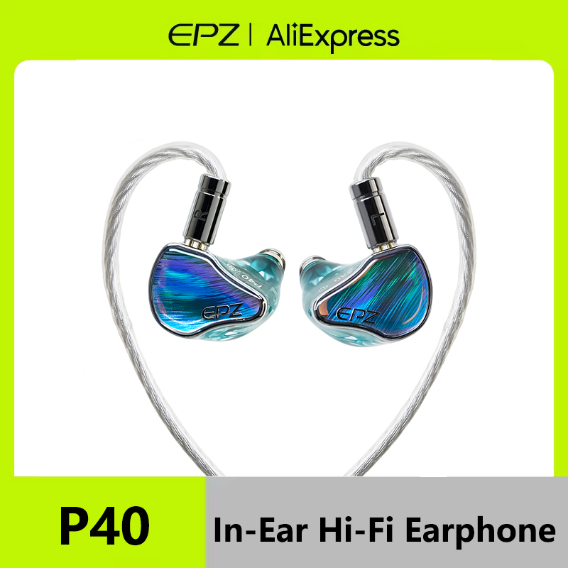 EPZ P40 Earphone In-Ear HiFi I - Planar Magnetic Iem Earphones ulasan dan harga