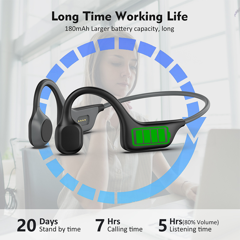2024 klasik DG08 Headphone kon - Bone Conduction Running Headphones ulasan dan harga