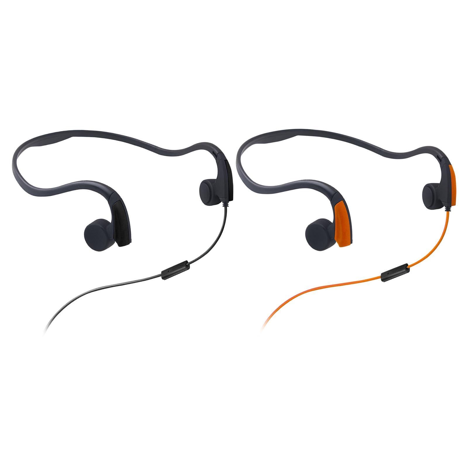 Kontrol Suara Headset Berkabel - Bone Conduction Running Headphones ulasan dan harga