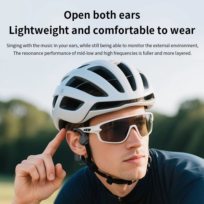 Headphone Konduksi Tulang Nirk - Bone Conduction Running Headphones ulasan dan harga